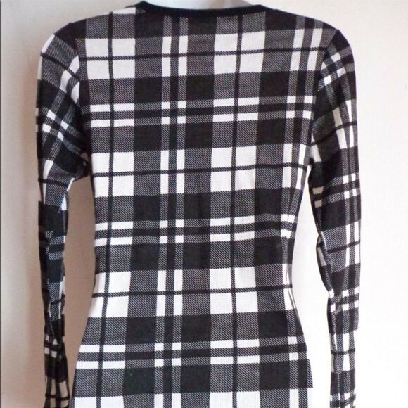 Girls/Petite L/S Plaid Crew Neck Dress - Picture 6 of 11